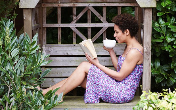 Reading In The Garden