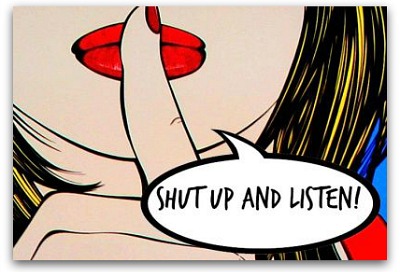 Shut Up & Listen Red Lips